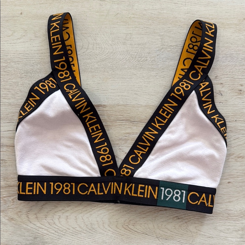 Calvin Klein Black and White Bralette